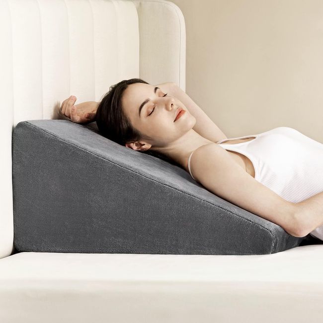 Wedge Pillows for Sleeping - Multipurpose Memory Foam Bed Support