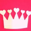 Cool Creations Princess Heart Crown Mirror - 35cm x 21cm