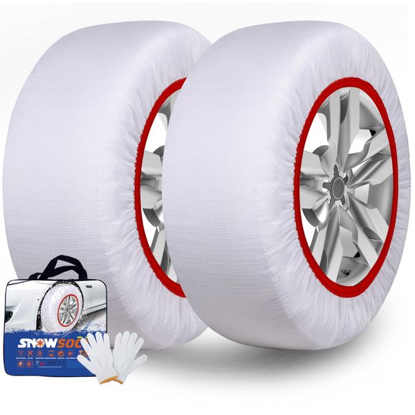 KANIYA N580 Tire Chain Fabric, Non-Metallic, Snow Socks, Genuine Product, Light Vehicles, Winter, Snowy Roads, Frozen, Fabric Tire Slip, Chain Regulations Compliant