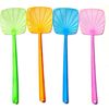Super Resilience Fly Swatter Plastic Bug Mosquito Insect Killer 4 Color 4 Pack