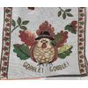 Long Tapestry Table Runner, 13"x72",FALL,THANKSGIVING,TURKEY, GOBBLE! GOBBLE!,HC