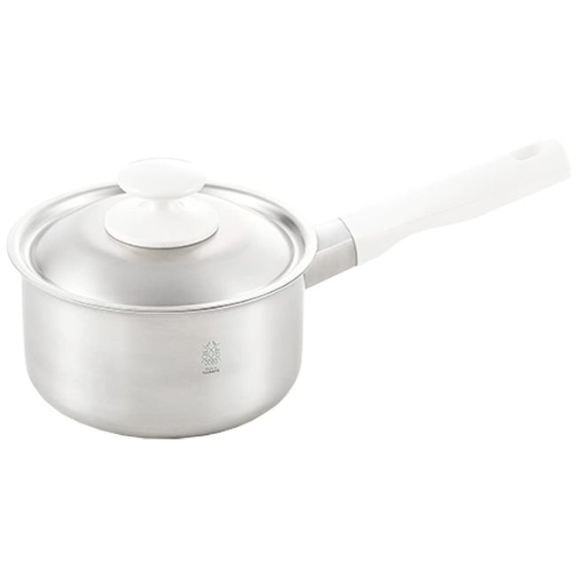 BON BO-01 Double-Layer Steel Single Handle Pot, 6.3 inches (16 cm)