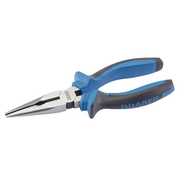 Draper 44141 Long Nose Plier with Soft Grip, 160mm