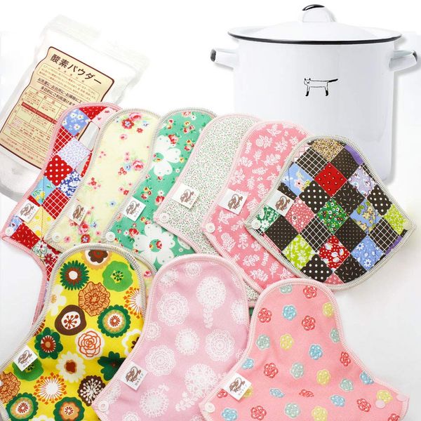 Cloth Napkin First Set (Includes Enamel Bucket) (Assorted Set)