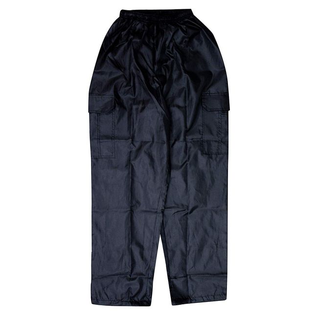 Fukutoku Sangyo RSA-05 Anorak Trousers Pants, 1.9 gal (5 L), Black, Men's, Women's, Unisex, Water Repellent, Windproof, Mountain Climbing, Trekking