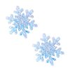 Super Sparkle White Chunky Glitter Snowflake Pasties
