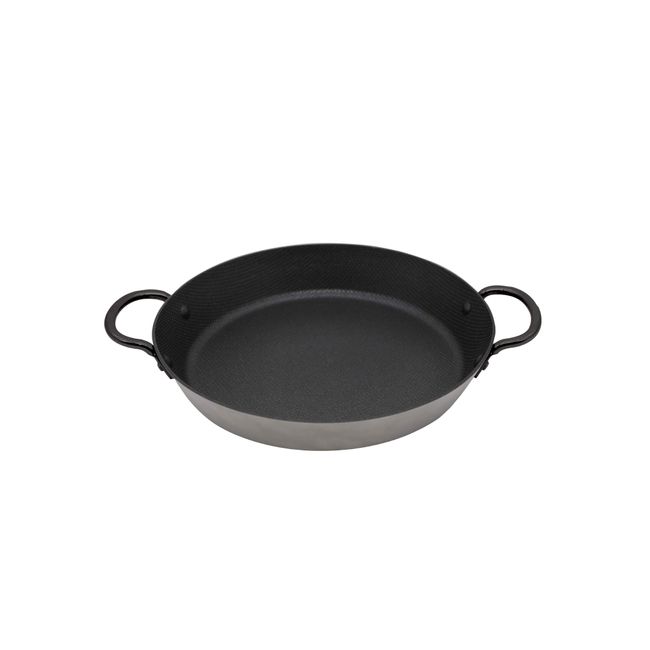 CB Japan Frying Pan, Black, 7.9 inches (20 cm), For Both Hands, Double Layer Steel, Grill, Induction Compatible, copan