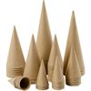Creativ 26549 Cones - Assortment, H: 4-20 cm, 50asstd