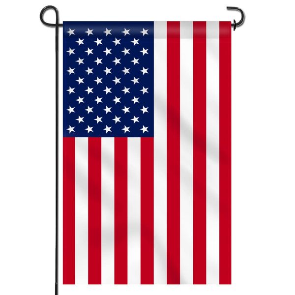 Anley Double Sided Premium Garden Flag, US Garden Flag - USA American United States July 4th Independence Day Patriotic Decorative Yard Flags - Weather Resistant & Double Stitched - 18 x 12.5 Inch