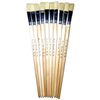 Major Brushes Hog Long Flat Brushes Size 16 - Set of 10