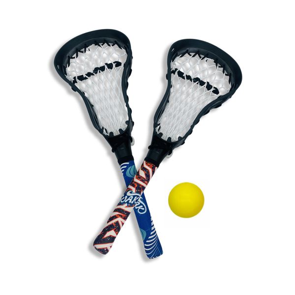 SOAK Lacrosse Sticks - Pool Games,Outdoor Games for Adults and Family (Red and Blue)