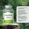 Nature's Truth Vitamin D3 4000iu - 60 Vegetarian Tablets
