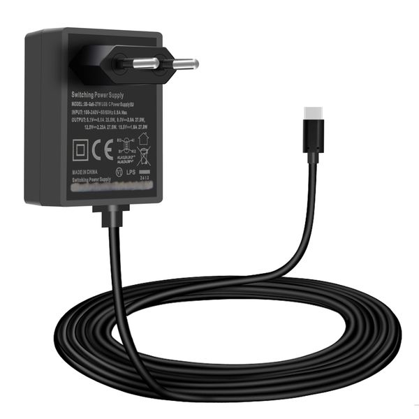 Geekworm Raspberry Pi 5 Power Supply GaN PD 27W 5.1V 5A USB-C