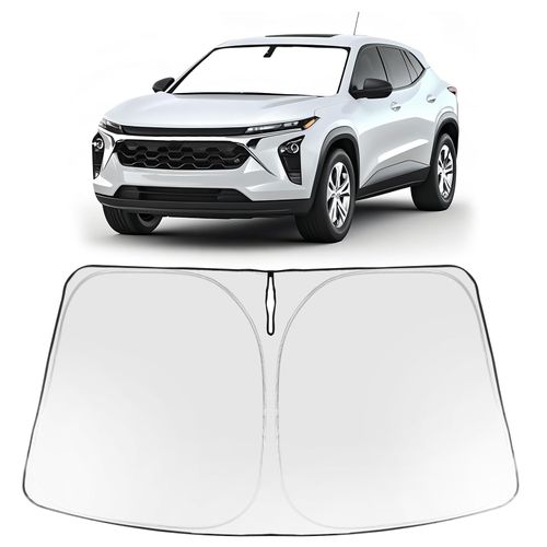 Proadsy 2025 Upgrade Windshield Sun Shade Custom Fit Chevrolet Trax 2024 2025 Foldable Front Sunshade Protector Sun Visor Blocks UV Rays Keep Car Cooler Accessories