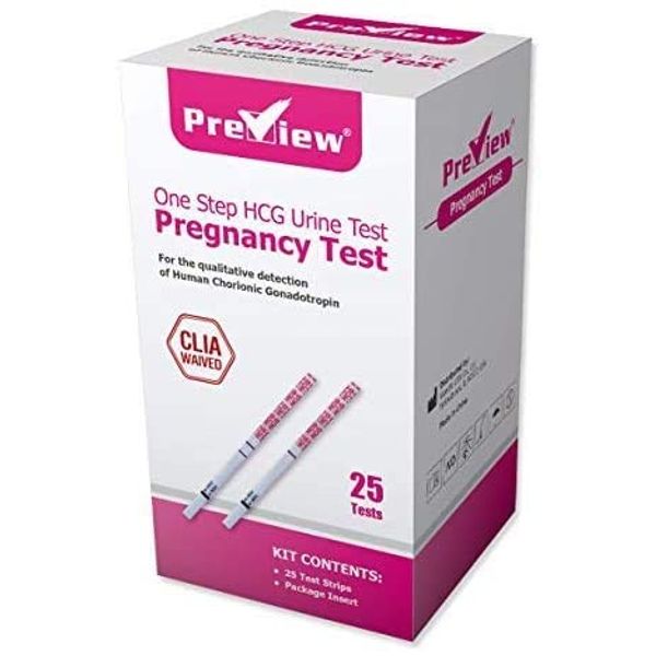 Preview 10 MIU Pregnancy Tests by SurePredict - 20 Early HcG Pregnancy Tests