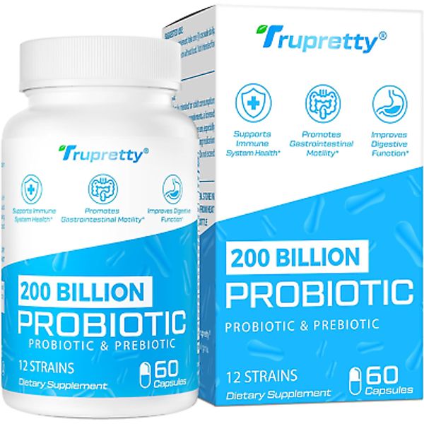 200 Billion Cfus 12 Strains Probiotics - Probiotics for Women Men, Daily Probiot