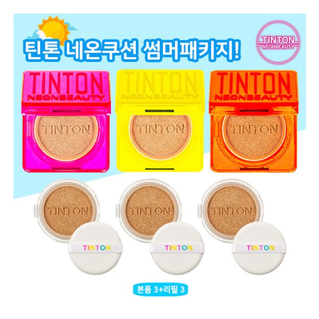 [Tintone] () All-in-One Fit Cushion 3ea + Refill 3ea