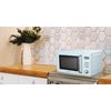 MWR7020BL Retro Compact Countertop Microwave Oven with Button Control, LED Displ