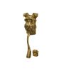 Tack Room Studio Schnauzer Solid Brass Door Knocker