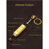 COMEMUGIYA Outdoor Gold Match Keychain