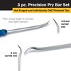 Titan Tools 85504 3-Piece Precision Pry Bar Tool Set s