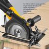 Angle Grinder Protective Cover, Adjustable Angle Grinder Stand Cutting Bracket Guard Protector for 100 to 125mm Angle Mill (Set 5)