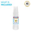 Party Essentials Soft Plastic Party Cups/Tumblers, 40 Ct, 8 oz, Clear