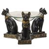 Pacific Giftware Bastet Burner, Cold Cast Resin, Height 9.5 cm