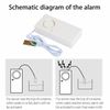 120db Water Leak Alarm Flood Level Overflow Detector Sensor Home Security Alert