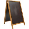 ValueChalk ABoard - Wooden Frame Chalkaboard, Hardboard BackPanel (Small, Hardware Only)