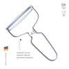 Triangle 50 055 90 00 Rustproof Horizontal Smooth Blade Peeler 90 mm