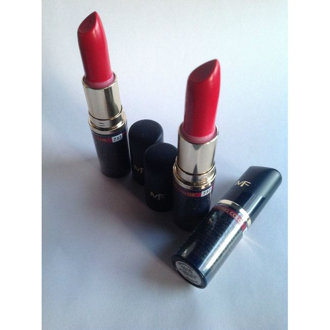 ( LOT OF 3 ) Max Factor Lasting Color Lipstick Striking Red #1510  NEW.