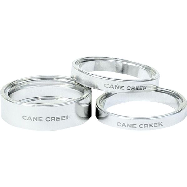 Cane Creek Interlok Headset Spacer Kit Silver, 1-10Mm 2-5Mm