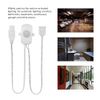 Tosuny PIR Motion Sensor Switch, 4A DC 5-24V, Mini USB Interface, 120 Degrees Detection Range, Wide Application(White)
