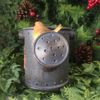 Vivid Arts - Blue Watering Can with Leaf Print - BS-WC06-D