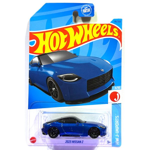 Hot Wheels - 2023 - Nissan Z - HW J-Imports 3/10 - Blue - 2023 - Mint/NrMint Ships Bubble Wrapped in a Sized Box