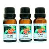 Crazy Candles Island Orchid 3 Bottles 1/2 Fl Oz Each (15ml) Premium Grade Scented Fragrance Oil (Orchids, Plumeria, Frangipani with Ripe Mandarin)