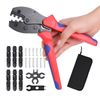 Solar Crimping Tool Set Connector AWG14-10 Panel PV Cable Crimper Pliers