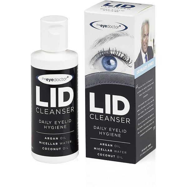 The Eye Doctor Lid Cleanser – Eyelid Cleanser to remove debris and make up from eyelids – Suitable for sensitive eyes – Contains Argan Oil Coconut Oil and Micellar Water 100ml