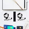 Azeeda 'Cute Sketchy Lion ' Wallet (WL00029476)