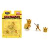 Lion Dance 2 Figure Set – Yellow Diecast 1:64 Scale Model - AD2404-TS