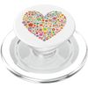 Funky Flower Heart PopSockets PopGrip for MagSafe