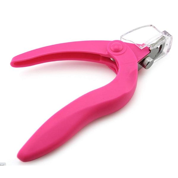 Nail Tip Cutter, Tip & Wrap Nail Supplies QT-018 (Pink)