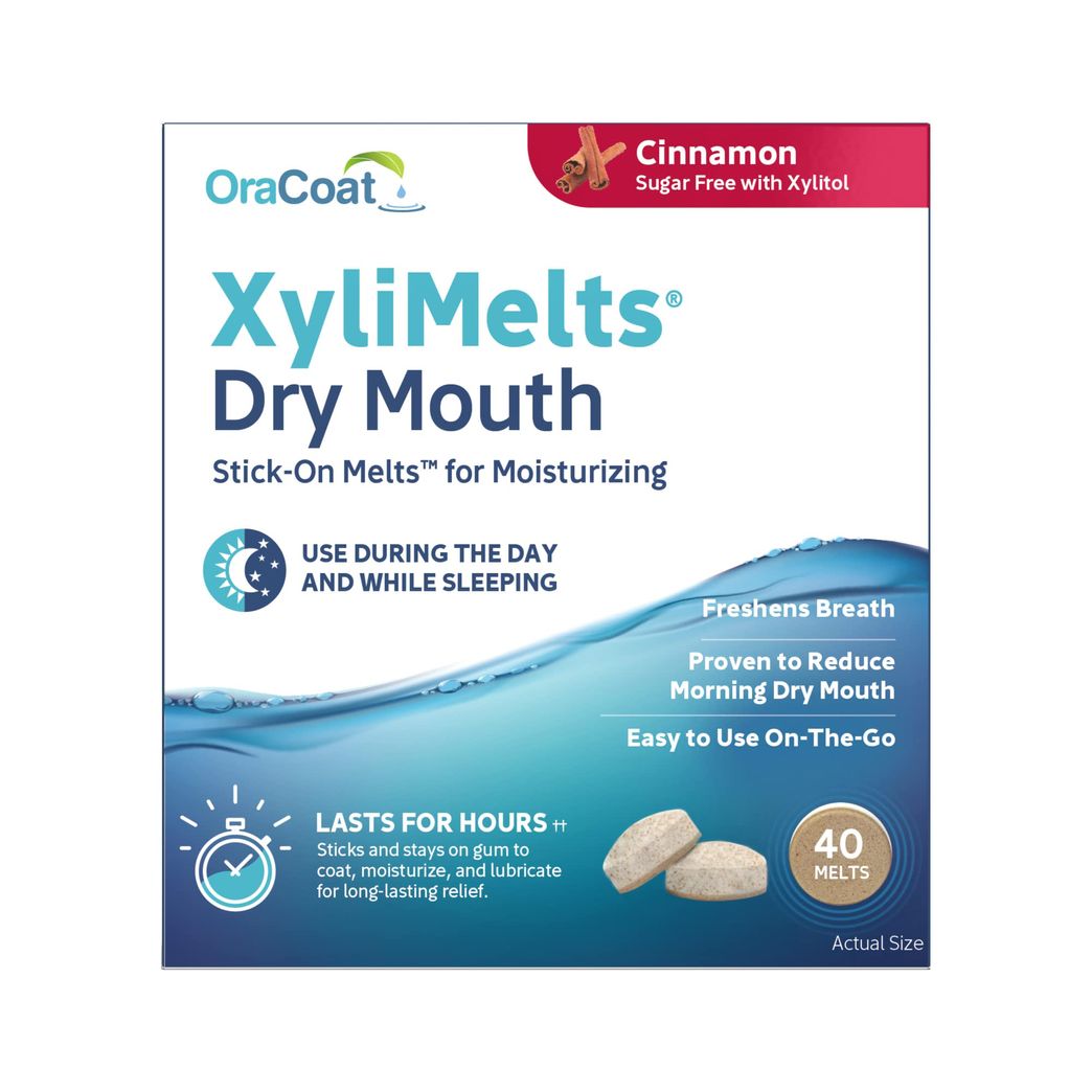 XyliMelts for Dry Mouth Mint-Free 80-Count Box