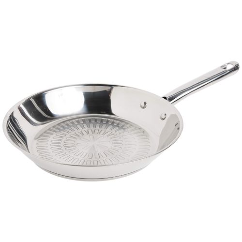 T-fal Performa Stainless Steel Sauté Pan 10.5 Inch Oven Broiler Safe 500F Cookware, Pots and Pans, Dishwasher Safe Silver
