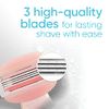 Gillette Venus Mini ComfortGlide White Tea Razors for Women, Includes 1 Mini Handle + 3 Refills + 1 Case