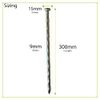 Core Drive - Galvanised Spiral Pins | Stabilisation Grids and Matting | 10pack (150mm)