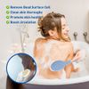 zxbaers 2PCS Shower Brush with Long Handle, Soft Non-Slip Bath Brushes, Back Scrubber for Shower,Suitable for Men and Women