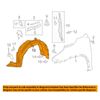 CAPA For 14-19 Highlander Front Splash Shield Inner Fender Liner Panel Left Side
