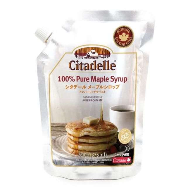 Citadel Maple Syrup, Amber Rich Taste, 17.6 oz (500 g)